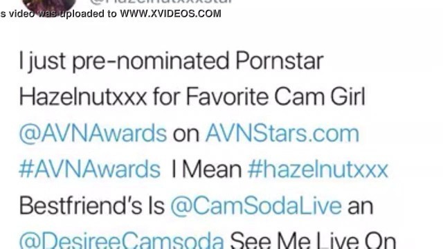 Vote For Me Pornstar Hazelnutxxx On avnstars.com