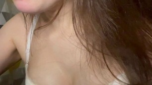 Exciting moans from masturbation and cock sucking