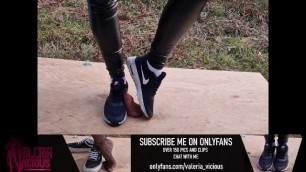 Nike Thea Cock Crush (Cum in Full Clip)