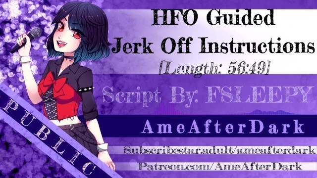 HFO Guided Jerk off Instructions [erotic Audio]