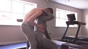 Slut Strips in Gym and Gets Fucked Hard